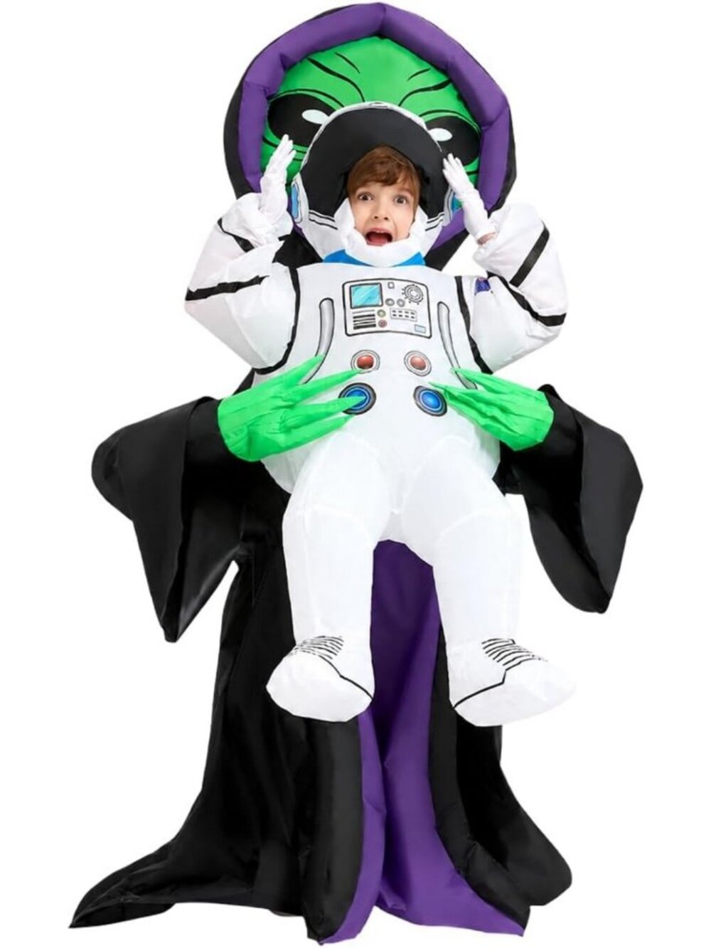 Inflatable Alien Costume for Kids - Fun Halloween Party Cosplay Outfit